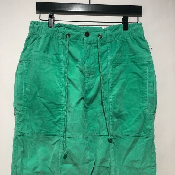We The Free People Womens Angelo Mid Rise Pull On Jogger Green Size S - Picture 5 of 10
